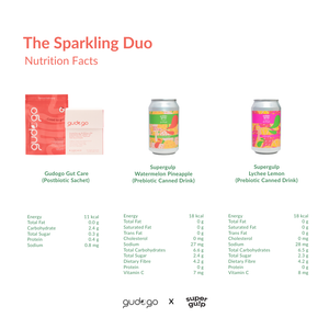 Gudogo® x Supergulp : The Sparkling Duo (Ziplock Edition)